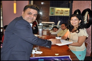 Mr. Rajesh Setia with Ms. Monisha Thakur